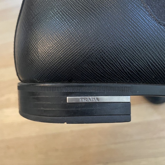 PRADA Saffiano Leather Chelsea Boots main image 10
